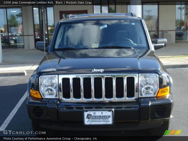 Black / Medium Slate Gray 2006 Jeep Commander Limited 4x4