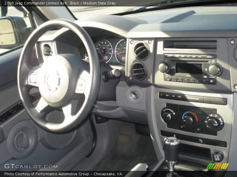 Black / Medium Slate Gray 2006 Jeep Commander Limited 4x4