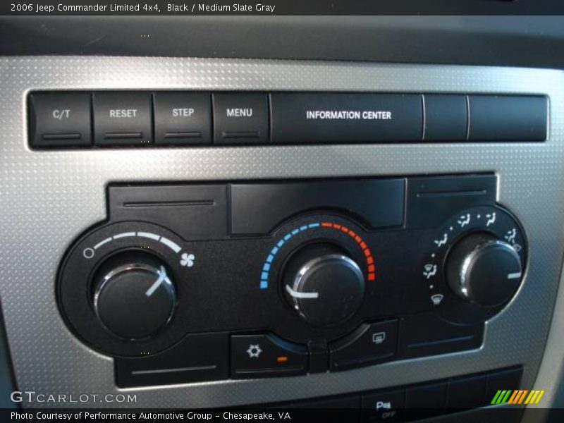 Black / Medium Slate Gray 2006 Jeep Commander Limited 4x4