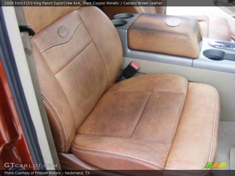 Dark Copper Metallic / Castano Brown Leather 2006 Ford F150 King Ranch SuperCrew 4x4