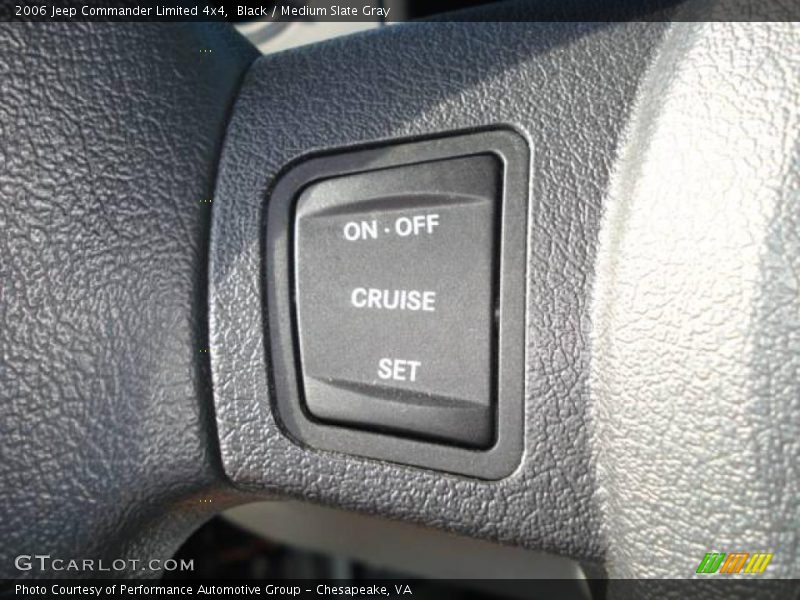 Black / Medium Slate Gray 2006 Jeep Commander Limited 4x4