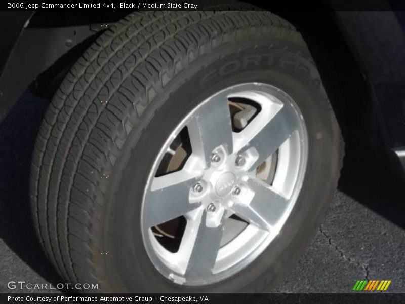 Black / Medium Slate Gray 2006 Jeep Commander Limited 4x4