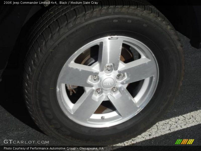 Black / Medium Slate Gray 2006 Jeep Commander Limited 4x4