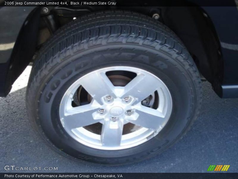Black / Medium Slate Gray 2006 Jeep Commander Limited 4x4