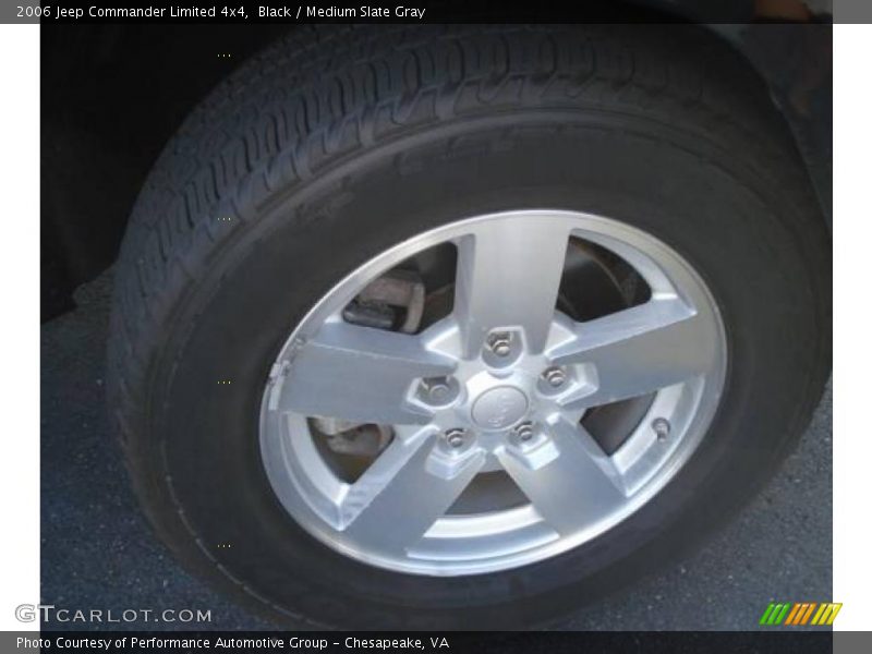 Black / Medium Slate Gray 2006 Jeep Commander Limited 4x4