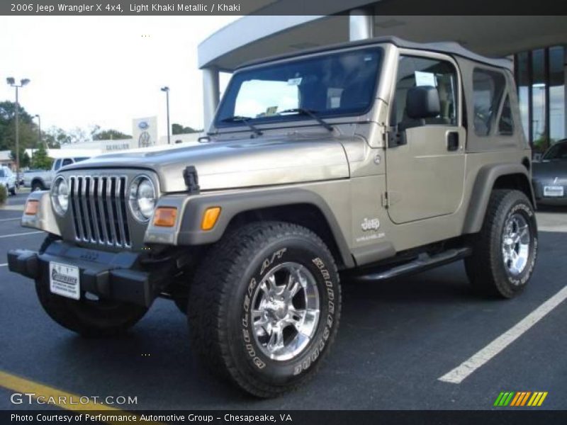 Light Khaki Metallic / Khaki 2006 Jeep Wrangler X 4x4