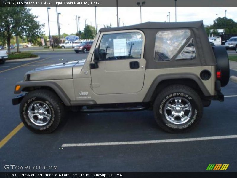 Light Khaki Metallic / Khaki 2006 Jeep Wrangler X 4x4