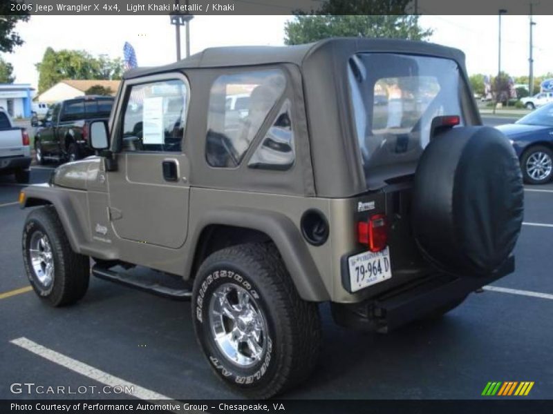 Light Khaki Metallic / Khaki 2006 Jeep Wrangler X 4x4