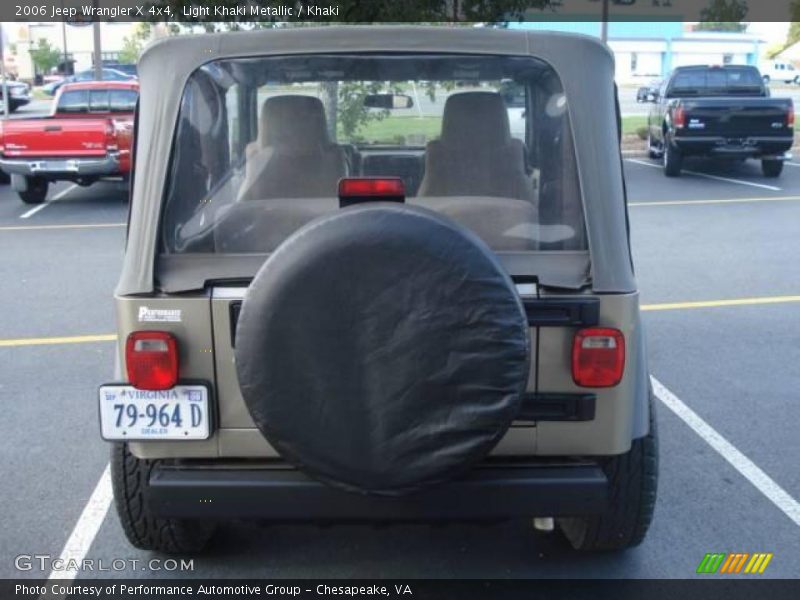 Light Khaki Metallic / Khaki 2006 Jeep Wrangler X 4x4