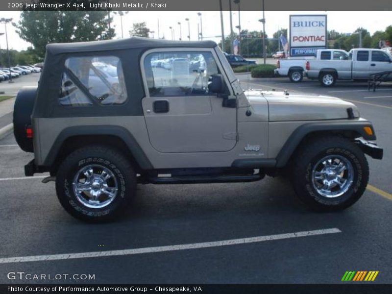 Light Khaki Metallic / Khaki 2006 Jeep Wrangler X 4x4