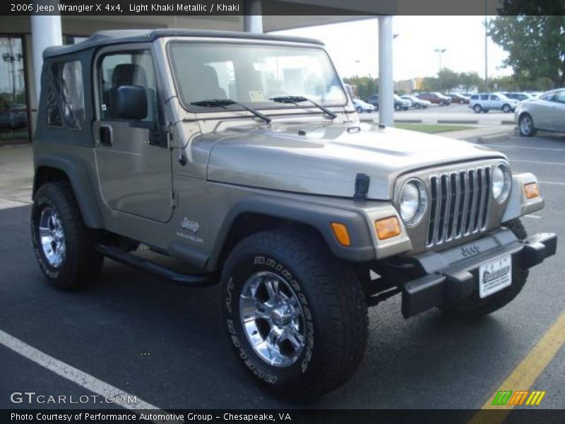 Light Khaki Metallic / Khaki 2006 Jeep Wrangler X 4x4