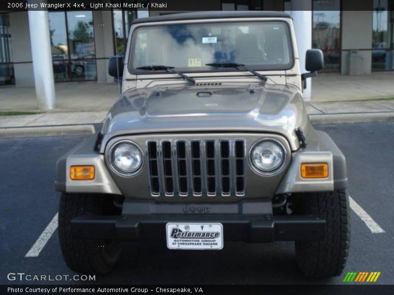 Light Khaki Metallic / Khaki 2006 Jeep Wrangler X 4x4