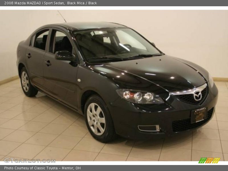 Black Mica / Black 2008 Mazda MAZDA3 i Sport Sedan