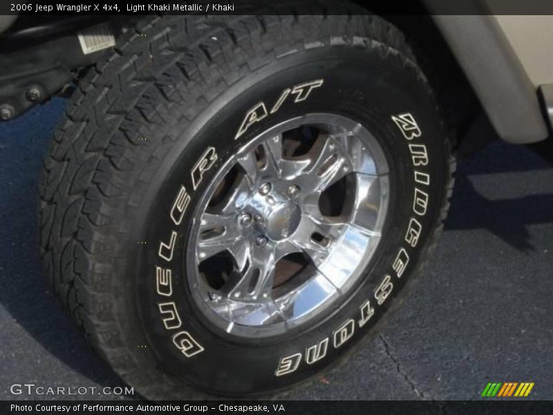 Light Khaki Metallic / Khaki 2006 Jeep Wrangler X 4x4