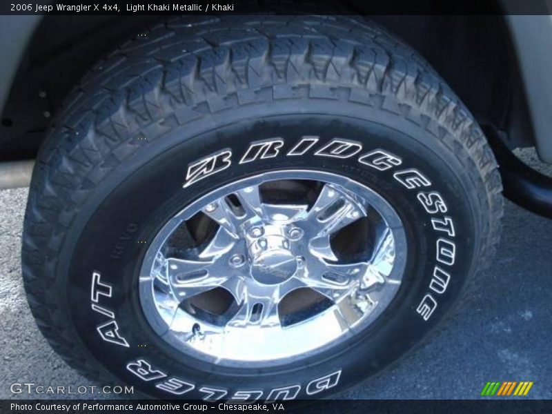 Light Khaki Metallic / Khaki 2006 Jeep Wrangler X 4x4