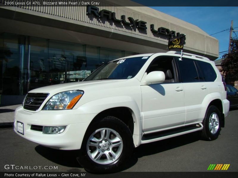 Blizzard White Pearl / Dark Gray 2006 Lexus GX 470