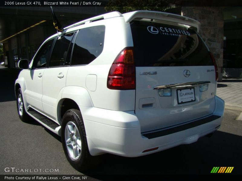 Blizzard White Pearl / Dark Gray 2006 Lexus GX 470