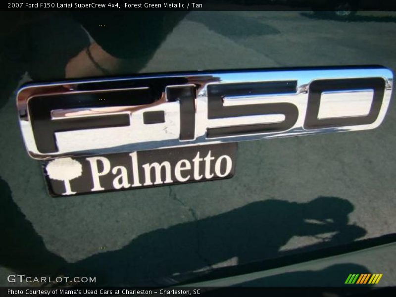 Forest Green Metallic / Tan 2007 Ford F150 Lariat SuperCrew 4x4