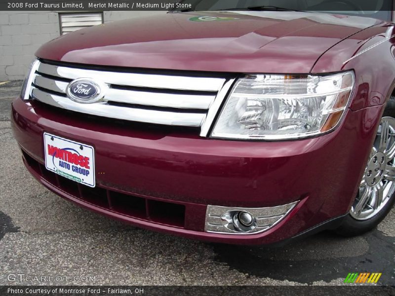 Merlot Metallic / Medium Light Stone 2008 Ford Taurus Limited