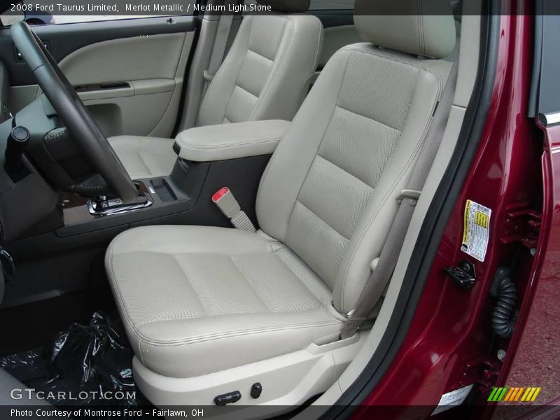 Merlot Metallic / Medium Light Stone 2008 Ford Taurus Limited