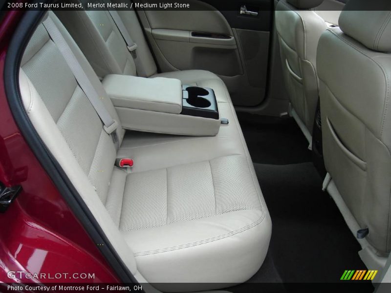Merlot Metallic / Medium Light Stone 2008 Ford Taurus Limited