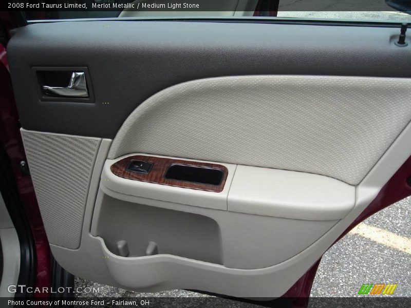 Merlot Metallic / Medium Light Stone 2008 Ford Taurus Limited
