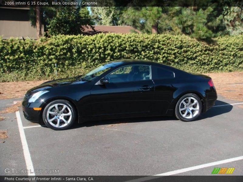 Black Obsidian / Graphite 2006 Infiniti G 35 Coupe