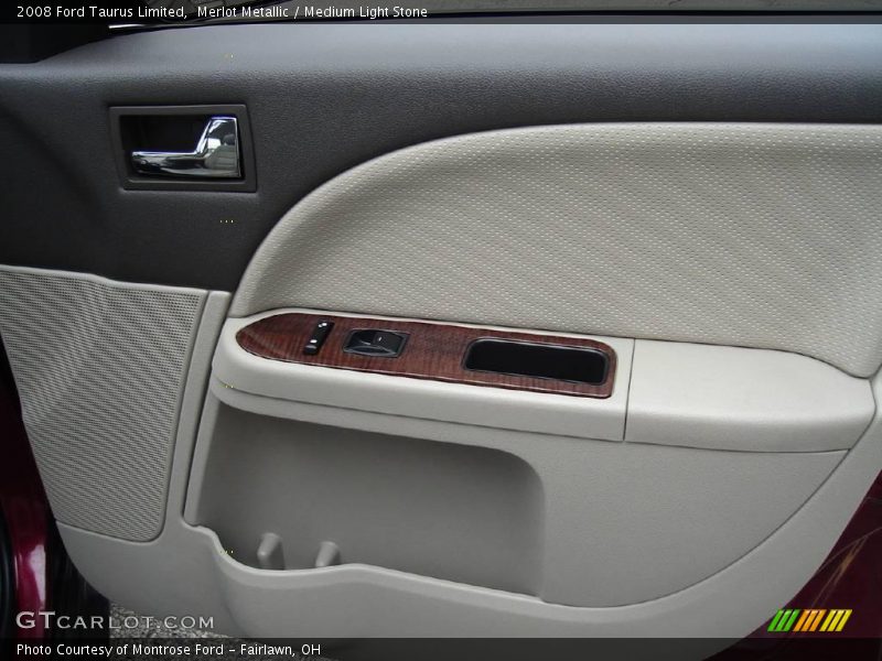 Merlot Metallic / Medium Light Stone 2008 Ford Taurus Limited