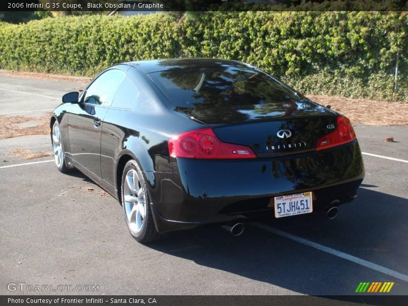 Black Obsidian / Graphite 2006 Infiniti G 35 Coupe