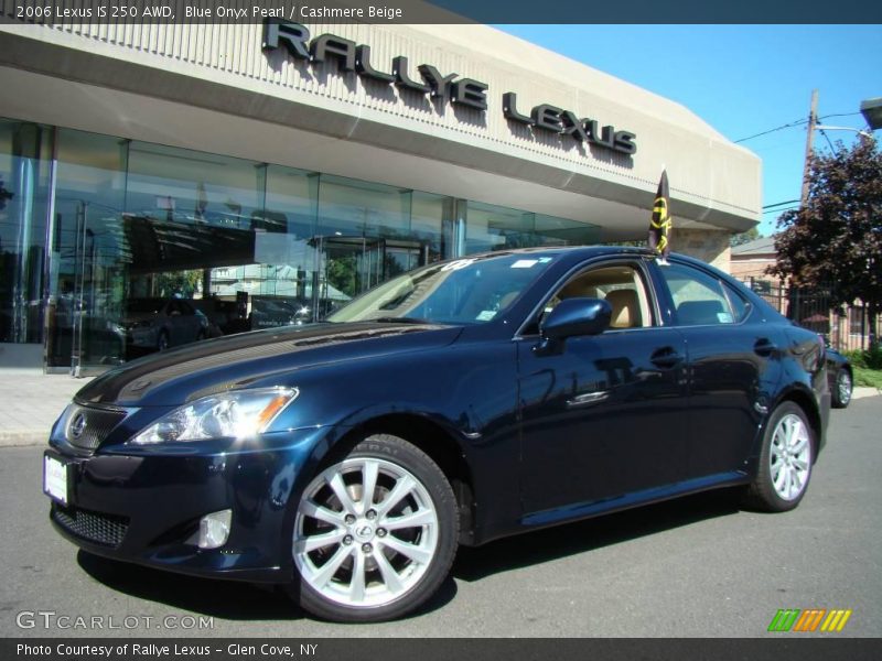 Blue Onyx Pearl / Cashmere Beige 2006 Lexus IS 250 AWD
