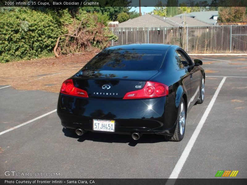 Black Obsidian / Graphite 2006 Infiniti G 35 Coupe