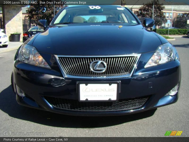 Blue Onyx Pearl / Cashmere Beige 2006 Lexus IS 250 AWD
