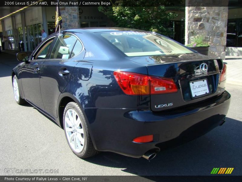 Blue Onyx Pearl / Cashmere Beige 2006 Lexus IS 250 AWD