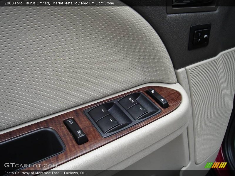 Merlot Metallic / Medium Light Stone 2008 Ford Taurus Limited