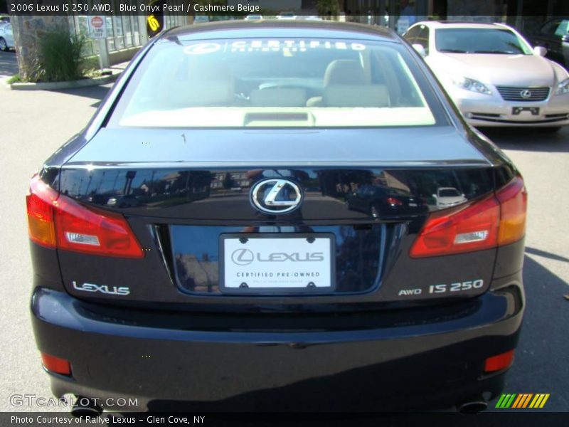 Blue Onyx Pearl / Cashmere Beige 2006 Lexus IS 250 AWD