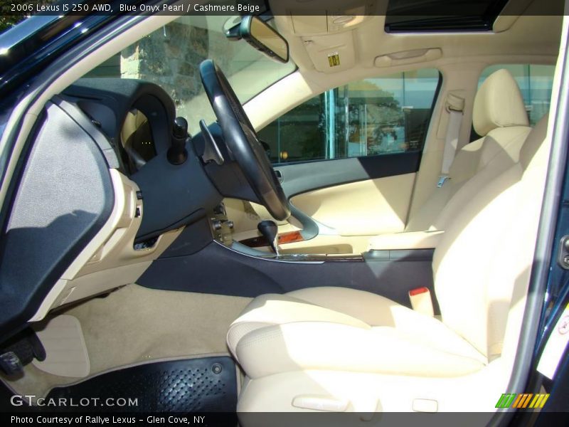 Blue Onyx Pearl / Cashmere Beige 2006 Lexus IS 250 AWD