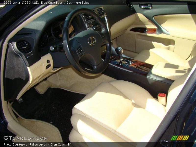Blue Onyx Pearl / Cashmere Beige 2006 Lexus IS 250 AWD