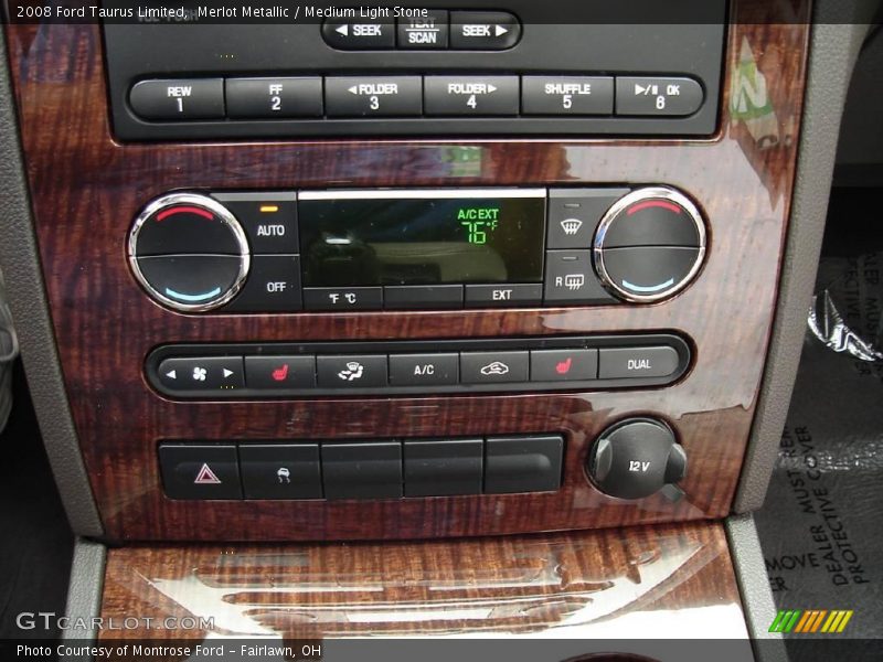 Merlot Metallic / Medium Light Stone 2008 Ford Taurus Limited