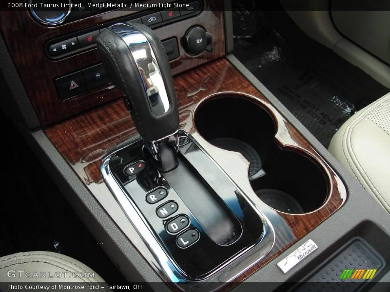 Merlot Metallic / Medium Light Stone 2008 Ford Taurus Limited