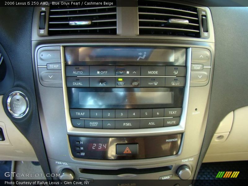 Blue Onyx Pearl / Cashmere Beige 2006 Lexus IS 250 AWD