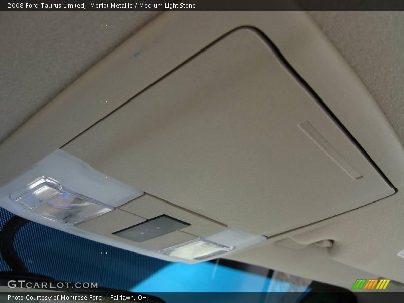 Merlot Metallic / Medium Light Stone 2008 Ford Taurus Limited