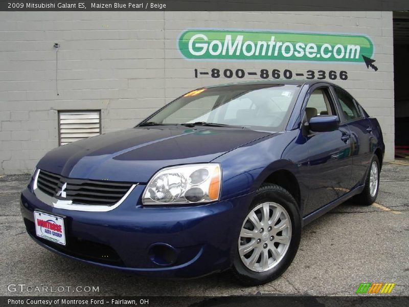 Maizen Blue Pearl / Beige 2009 Mitsubishi Galant ES