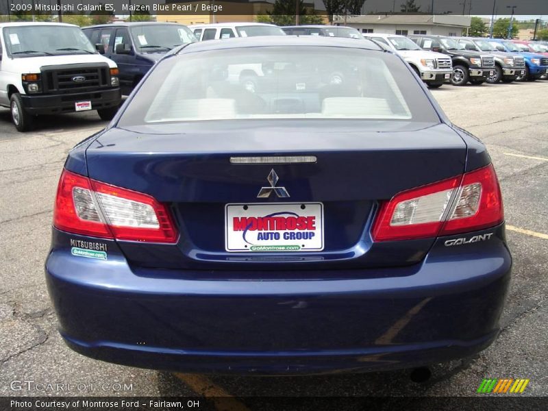 Maizen Blue Pearl / Beige 2009 Mitsubishi Galant ES