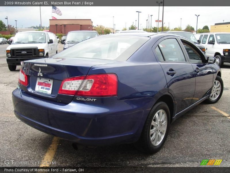 Maizen Blue Pearl / Beige 2009 Mitsubishi Galant ES