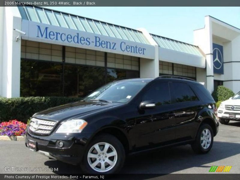 Black / Black 2006 Mercedes-Benz ML 350 4Matic