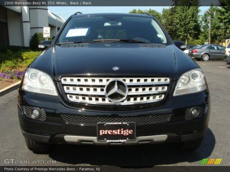 Black / Black 2006 Mercedes-Benz ML 350 4Matic
