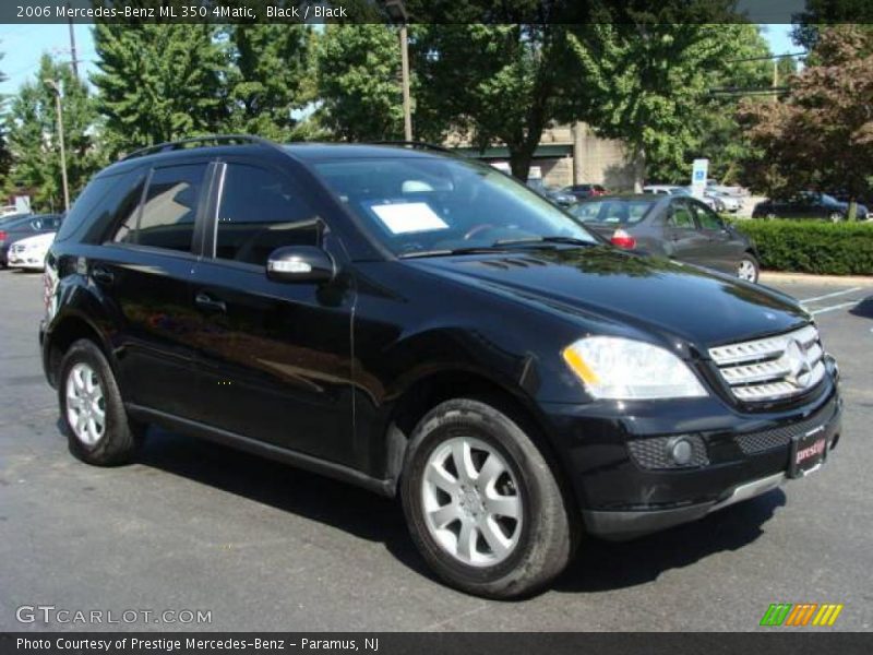 Black / Black 2006 Mercedes-Benz ML 350 4Matic
