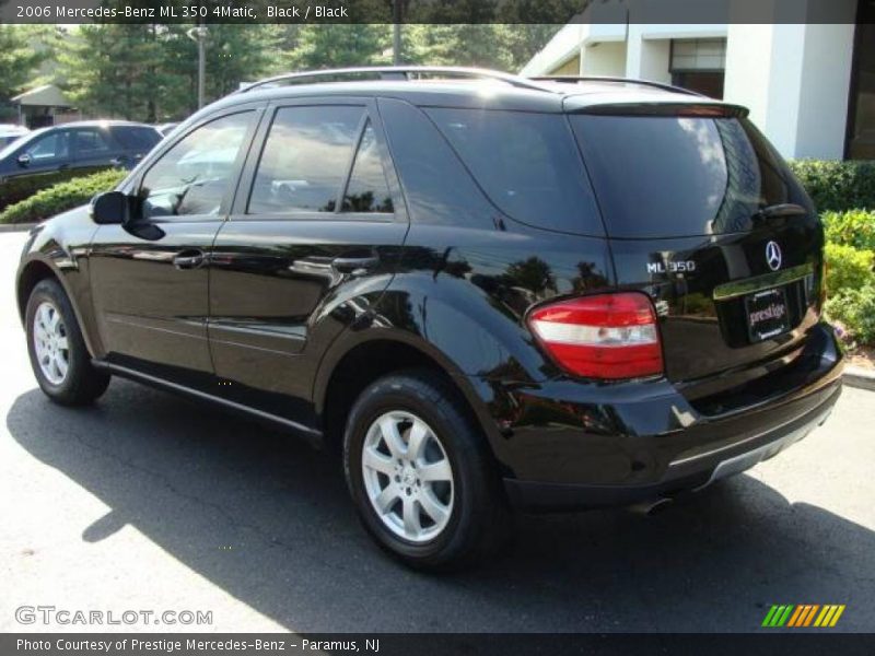 Black / Black 2006 Mercedes-Benz ML 350 4Matic