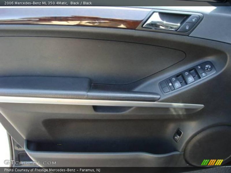 Black / Black 2006 Mercedes-Benz ML 350 4Matic