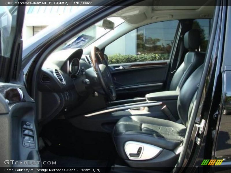 Black / Black 2006 Mercedes-Benz ML 350 4Matic